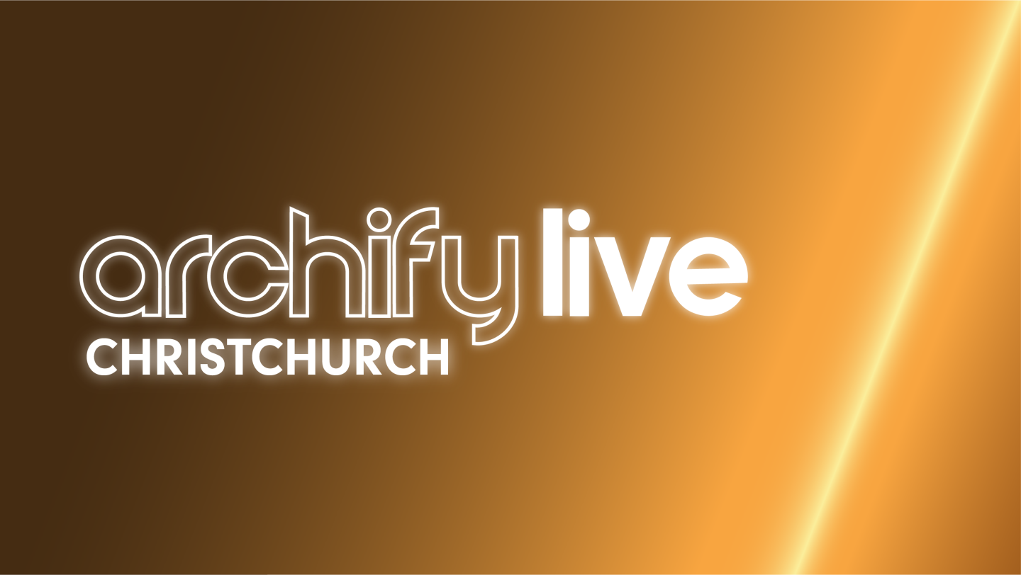 Archify Live Christchurch Banner