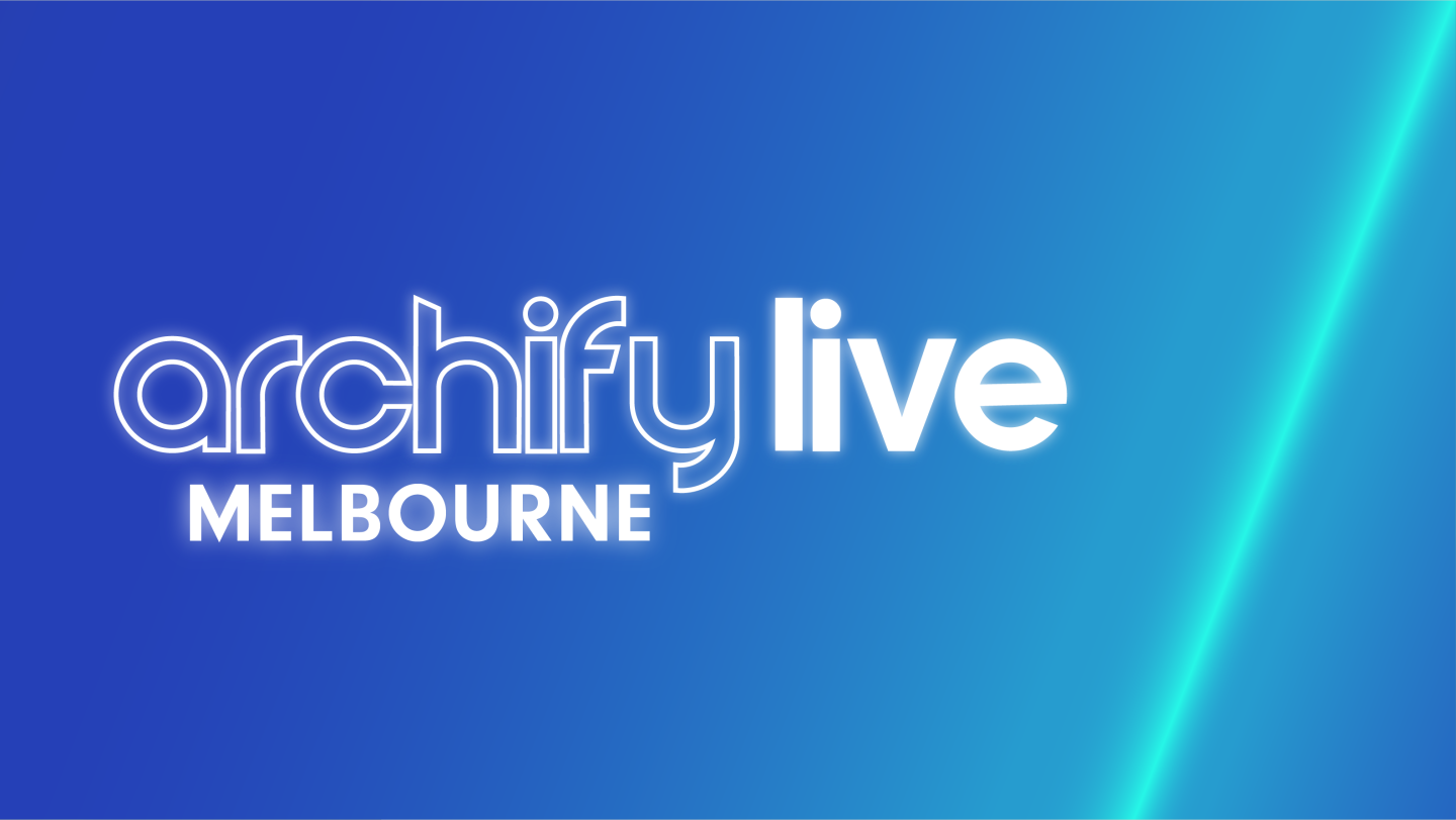 Archify Live Melbourne September 2023